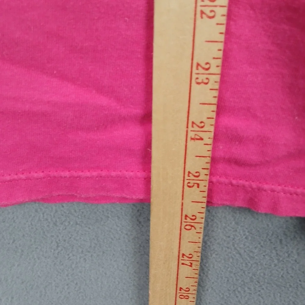 Vintage Oneita Power T-Shirt Men Large 42-44 Hot Pink Panache Sportswear Graphic